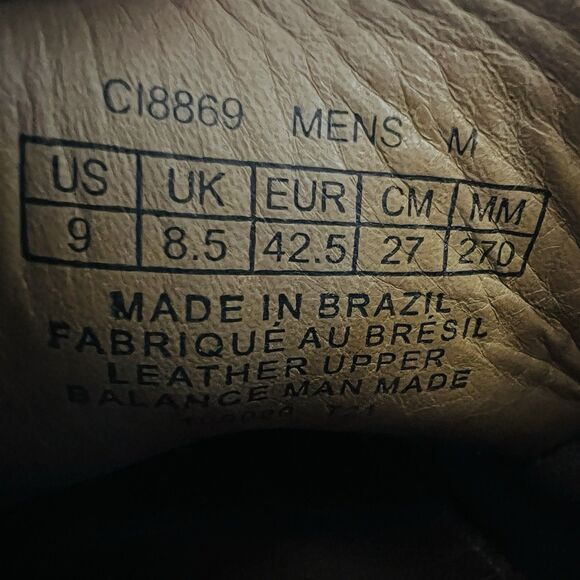 Rockport Brown Pebbled Brazilian Leather Slip on Loafers Driving Shoes Mens Sz 9 - Picture 8 of 8